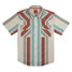 Sendero Provisions Co. Men's Wyatt Pearl Snap Shirt in Stagecoach Stripe back view