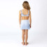 Shade Critters Girls' Pleated Active Skirt in Light Blue