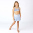 Shade Critters Girls' Pleated Active Skirt in Light Blue