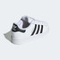 adidas Little Kids' Superstar II Cloud White Core Black back view