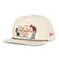 The socks and hat. paint-effect Palm cap in Cream and Navy The socks and hat. paint-effect Palm cap in Cream and Navy