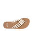 Sanuk Women's Yoga Sandy II Sandals Tan/White detail