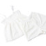Shade Critters Girls' Crochet Short Set White front view