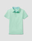 The The Southern Shirt Boys' Grayton Heather Polo in Paadise Green The The Southern Shirt Boys' Grayton Heather Polo in Paadise Green