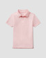 The The Southern Shirt Boys' Heather Madison Stripe Polo in Conch Shell The The Southern Shirt Boys' Heather Madison Stripe Polo in Conch Shell