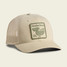The Howler Brothers Men's Pelican Postage Trucker Hat in Stone