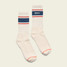 Howler Brothers Howler Script Socks White detail