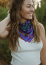 Bandits Bandanas Electric Desert Parade Bandana in Purple
