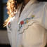 Sendero Provisions Co. Prairie Rose Button Up Blouse white lace detail