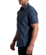 KUHL Men's Driftr Short Sleeve Shirt Pirate Blue back