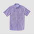 Poncho Outdoors Men's Short Sleeve Western Snapshirt in The Carter, front view