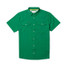 Poncho Outdoors Men's Short Sleeve Western Snapshirt in tan, front view