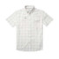 Poncho Outdoors Men's Short Sleeve Western Snapshirt in white, front view