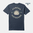 Poncho Outdoors Men's Agave Tee in Navy back view