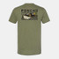 The Poncho Outdoors Men's Drifter Tee in Green The Poncho Outdoors Men's Drifter Tee in Green