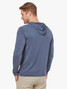 Fair Harbor Men's Seabreeze Hoodie Navy Blazer detail view