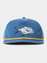 The Duck Camp Permit Snapback Hat in Coastal Blue The Duck Camp Permit Snapback Hat in Coastal Blue