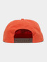 Duck Camp Crawfish Snapback Hat Red front view
