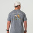 The Burlebo Men's Burlebo Cowboy Up Tee in Dark Heather Grey The Burlebo Men's Burlebo Cowboy Up Tee in Dark Heather Grey