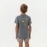 The Burlebo Boys' Cowboy Up Tee in Dark Heather Grey The Burlebo Boys' Cowboy Up Tee in Dark Heather Grey