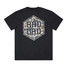 Burlebo Men's Rad Dad Deer Camo Pocket Tee in Heather Black