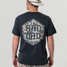 Burlebo Men's Rad Dad Deer Camo Pocket Tee in Heather Black