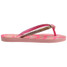 Havaianas Kids' Slim Glitter II Blossom Pink Flux side view
