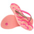 The Havaianas Kids' Slim Glitter II in Blossom and Pink Flux