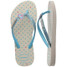 The Havaianas Kids' Slim Glitter II in Beige