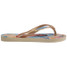 The Havaianas Kids' Slim Princess Sandal in Beige Straw