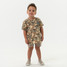 Burlebo Boys' Pintail Camo Tee back view