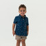 The Burlebo Toddlers' Performance Polo in the To The Moon Pattern