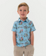 The Burlebo Toddlers' Performance Polo in the Cowboy Up Pattern