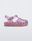 The Mini Melissa Toddlers' Possession Girlss athleisure in the Glitter Lilac Colorway The Mini Melissa Toddlers' Possession Girlss athleisure in the Glitter Lilac Colorway