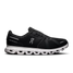 On Running Men's Cloud 6 Running Shoes Black and White top view