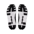On Running Men's Cloud 6 Running Shoes Black and White heel view