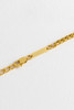 Bartlett London Men's Spiga Chain Bracelet in Gold Plated