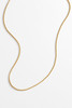 Bartlett London Men's Thin Box Chain Necklace in Gold Plated