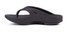 Oofos Men's OOriginal Sandals Black top view