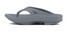 Oofos Men's OOriginal Sandals Slate front view