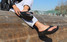 Oofos Women's Oomega Oolala Sandals Black product shot