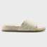 The Fleks Women's East Beach Slides in White Sand
