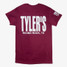 TYLER'S Maroon Block Tee TYLER'S Maroon Block Tee