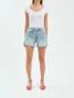 Daze Denim Women's Crossroads Shorts in Reverie Vintage front view
