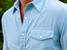 The Criquet Men's Corduroy Pearl Snap Short Sleeve Shirt in the Snow Cone Colorway