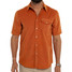 Criquet Men's Corduroy Pearl Snap Short Sleeve Shirt