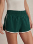 Varley Women's Arlington Run Shorts Forest Green side view