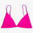 TYLER'S Women's Emma Triangle Bikini Top Pink front view