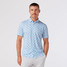 Mizzen+Main Men's Halyard Short Sleeve Dress Shirt in Light Blue Palm