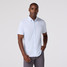 Mizzen+Main Men's Halyard Short Sleeve Dress Shirt in Washed Radial Diamond